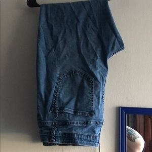 Good condition light wash straight leg jeans